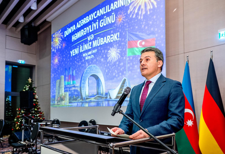 Berlində Dünya Azərbaycanlılarının Həmrəyliyi Günü münasibətilə bayram tədbiri təşkil olunub