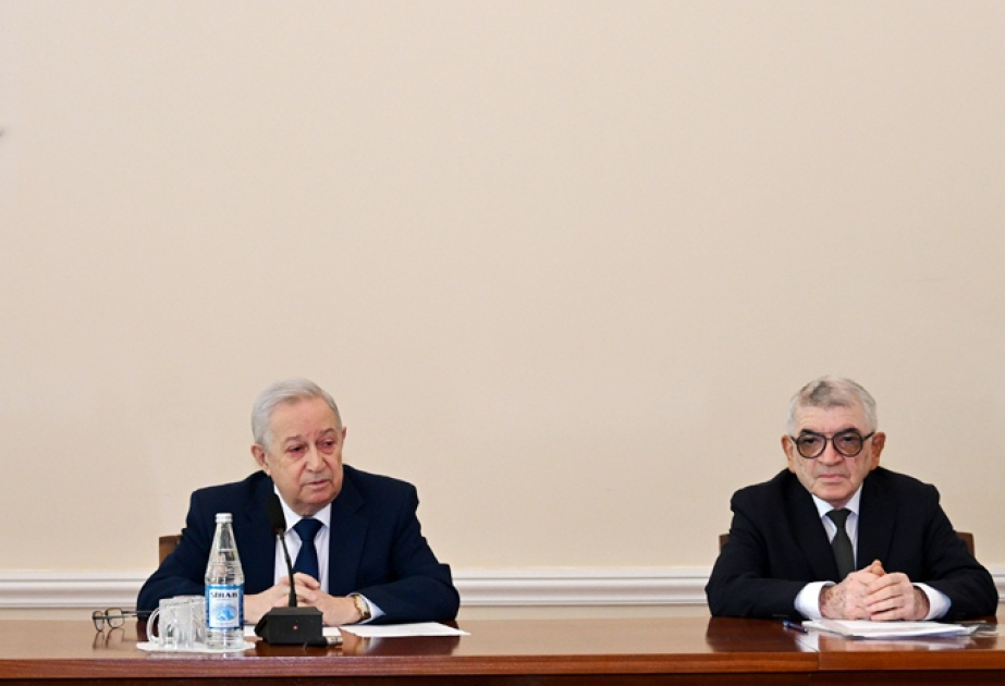AMEA Kimya Elmləri Bölməsinin illik hesabatları təqdim olunub