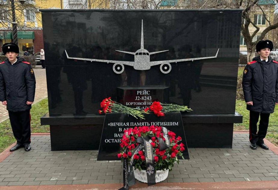 Memorial plaque to victims of AZAL plane crash unveiled in Grozny