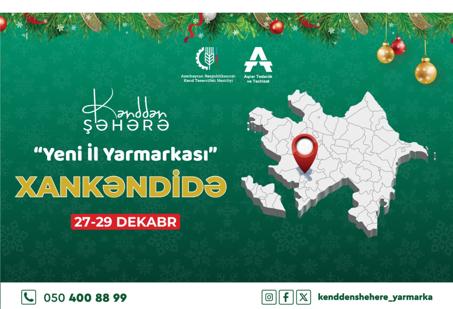 Por primera vez se organizará en Khankendi la feria de Año Nuevo “Del campo a la ciudad”