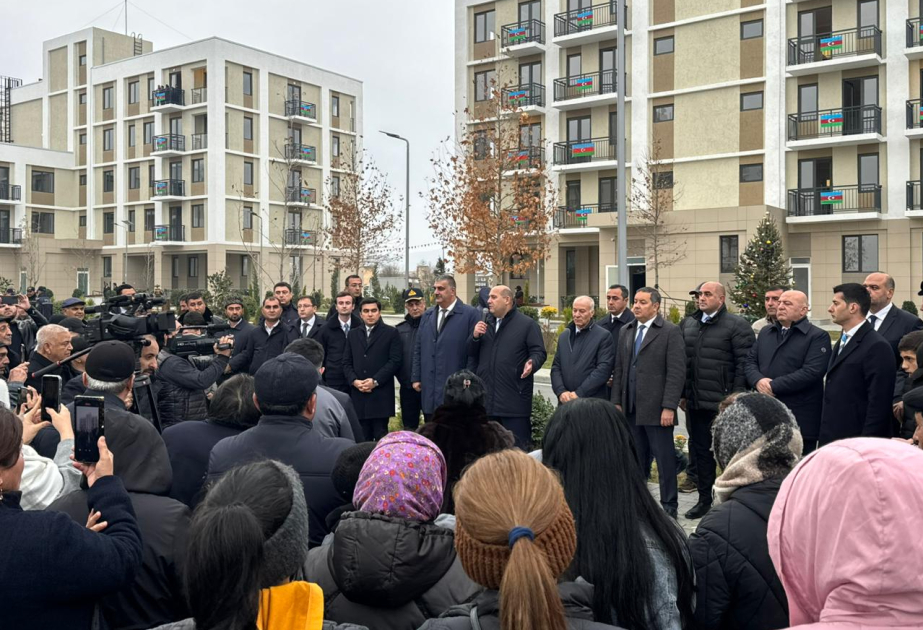 Große Rückkehr: Aserbaidschan siedelt 83 weitere Familien in die Stadt Aghdam um