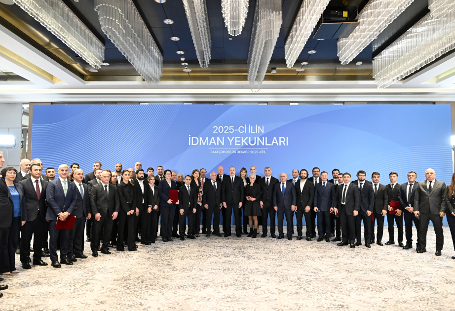President Ilham Aliyev attended ceremony dedicated to 2025 sports results VIDEO