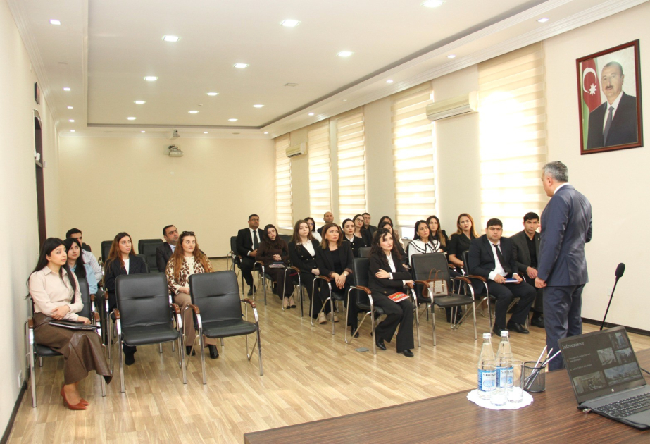 Ədliyyə orqanlarına işə qəbul olunan şəxslərə vəkillik institutunun rolu barədə məlumat verilib