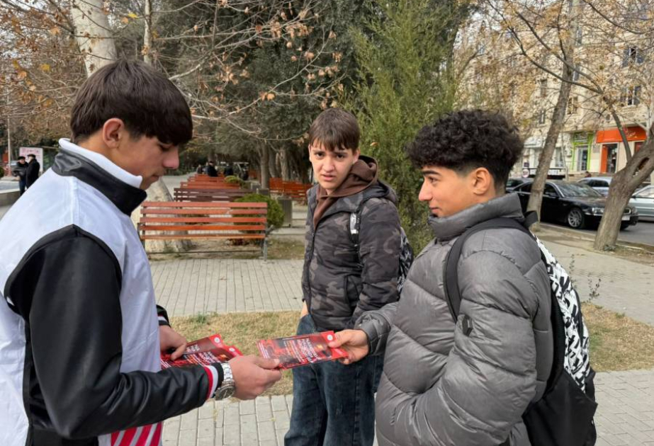 Mingəçevir sakinləri narkotik asılılığının yaratdığı təhlükələr barədə məlumatlandırılıblar