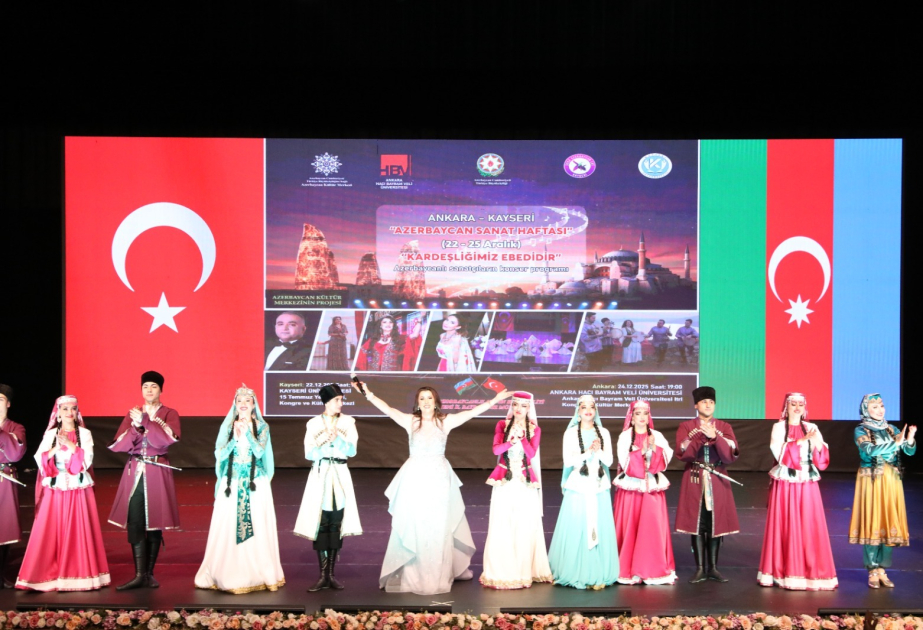 Ankarada Dünya Azərbaycanlılarının Həmrəyliyi Günü və Yeni il münasibətilə konsert təşkil olunub