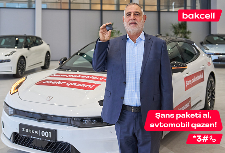 ®  The 12th luxury car has been won in the Bakcell lottery!