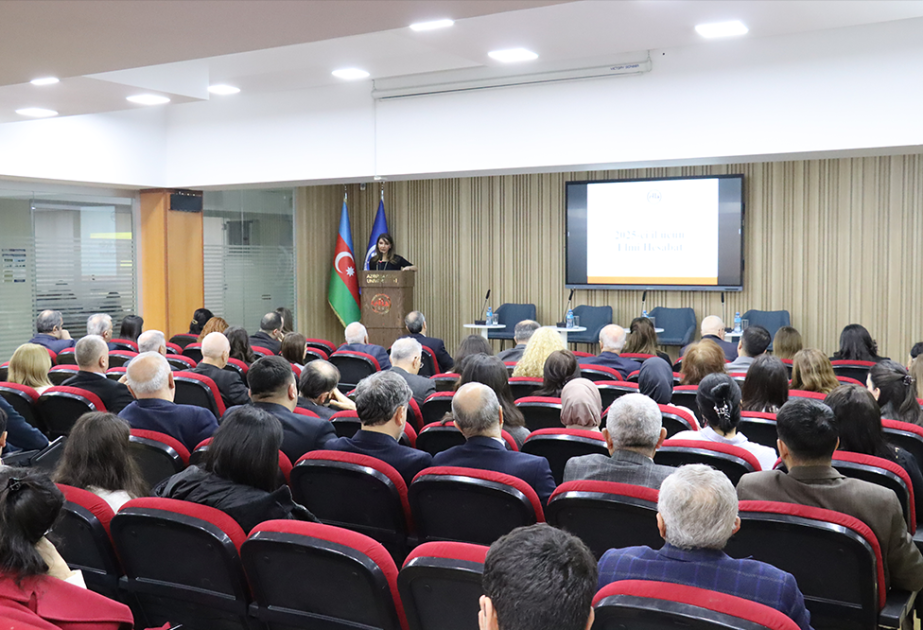 Azərbaycan Universitetinin 2025-ci il üzrə elmi hesabat iclası keçirilib