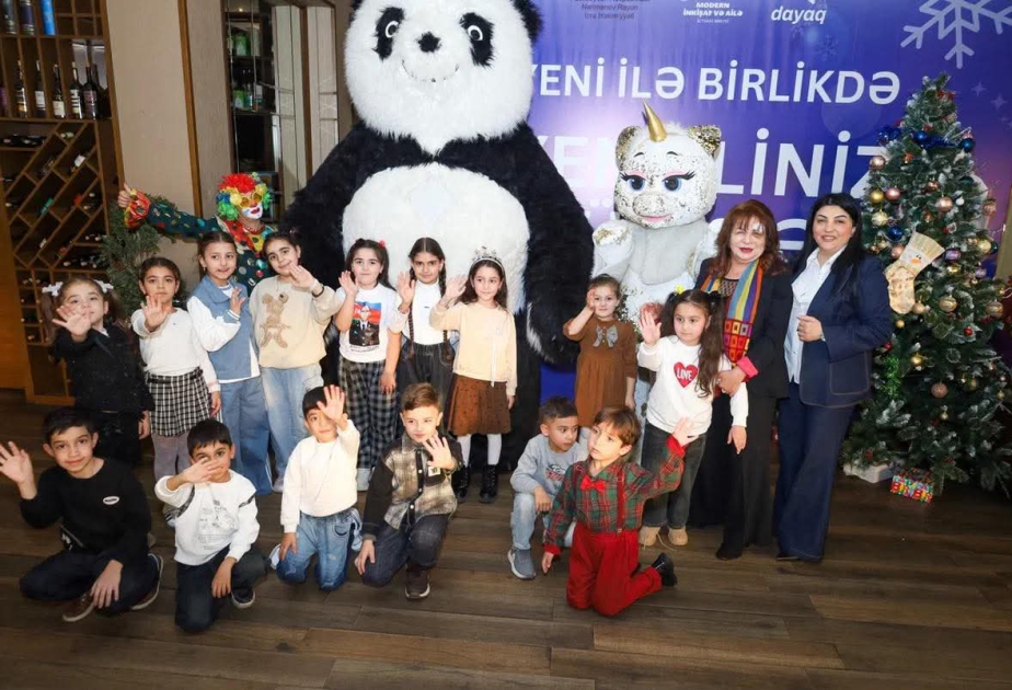 Şəhid və qazi övladları üçün Yeni il şənliyi keçirilib