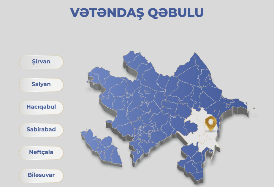 Ədliyyə naziri Salyanda vətəndaşların müraciətlərini dinləyəcək
