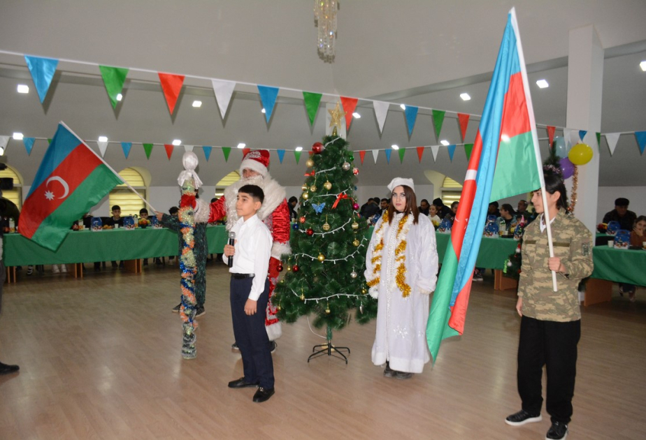 Tərtərdə şəhid və qazi övladları üçün bayram tədbiri təşkil edilib