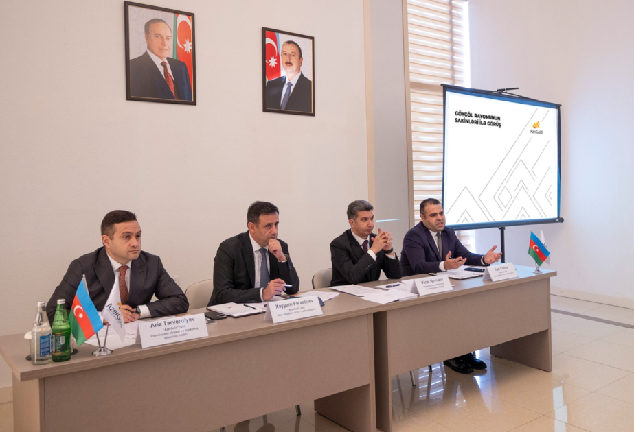 AzerGold провело очередную встречу с местными жителями в Гёйгёльском районе