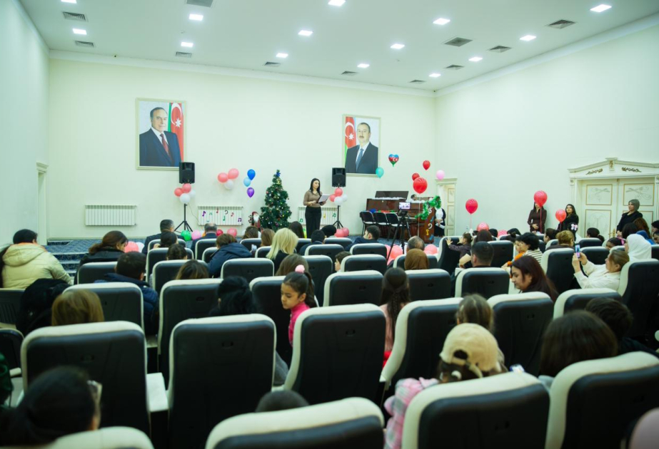 Xüsusi qayğıya ehtiyacı olan uşaqlar üçün bayram konserti təşkil edilib