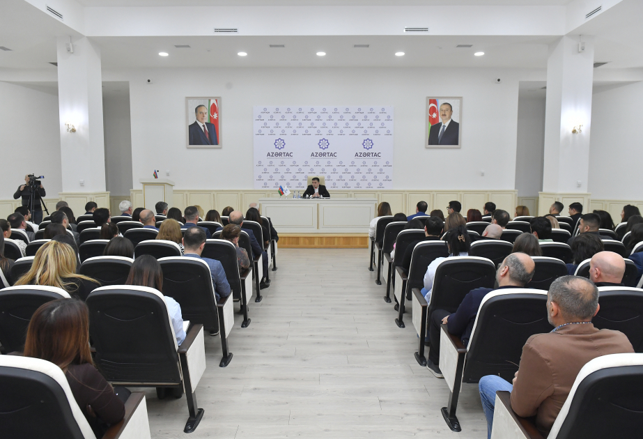 AZƏRTAC-ın 2025-ci ilin yekunlarına dair hesabat iclası keçirilib VİDEO