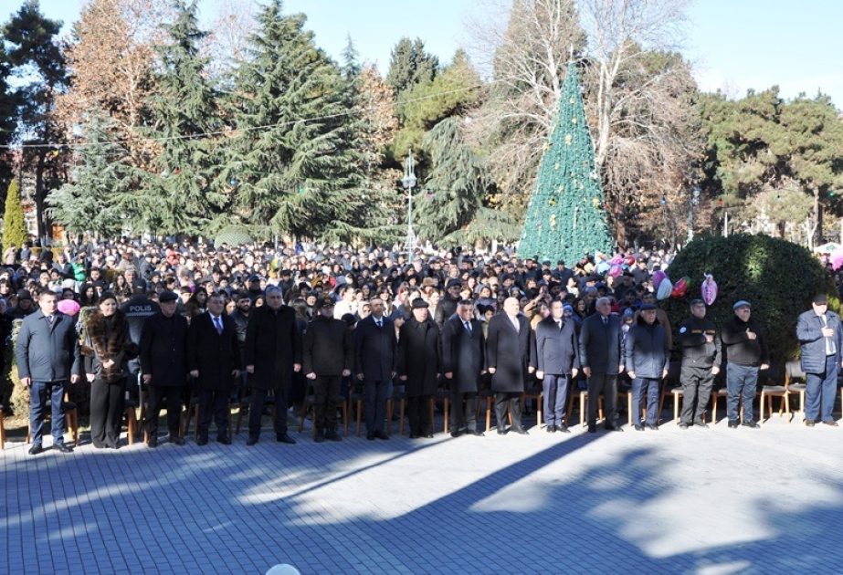 Tovuzda bayram konserti: Həmrəylik Günü və Yeni il sevinci