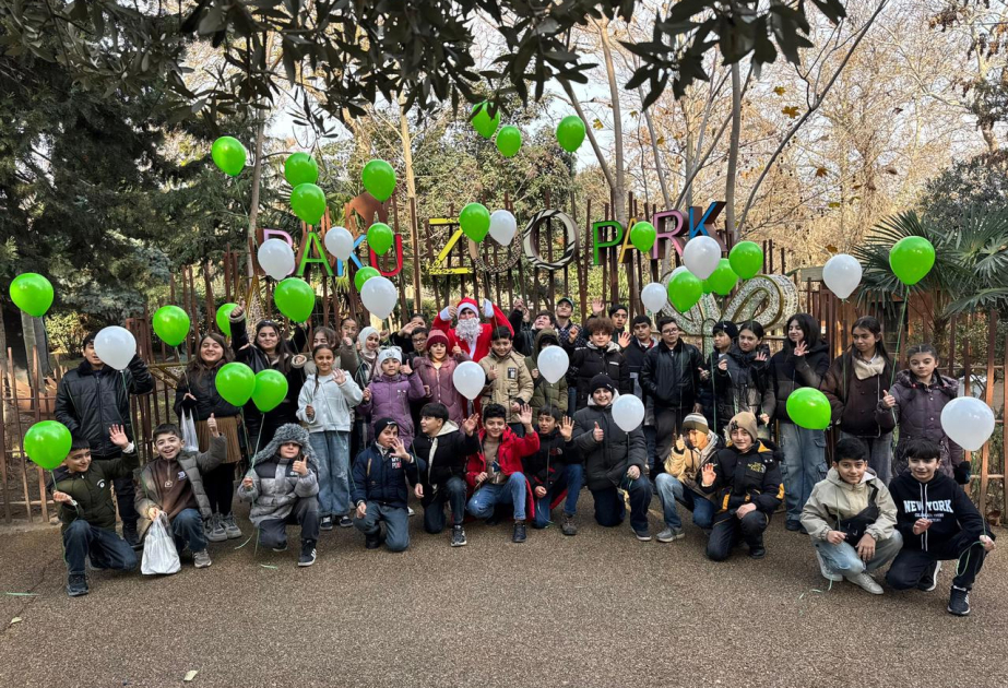 Holiday event for children organized at Baku Zoological Park on Leyla Aliyeva's initiative