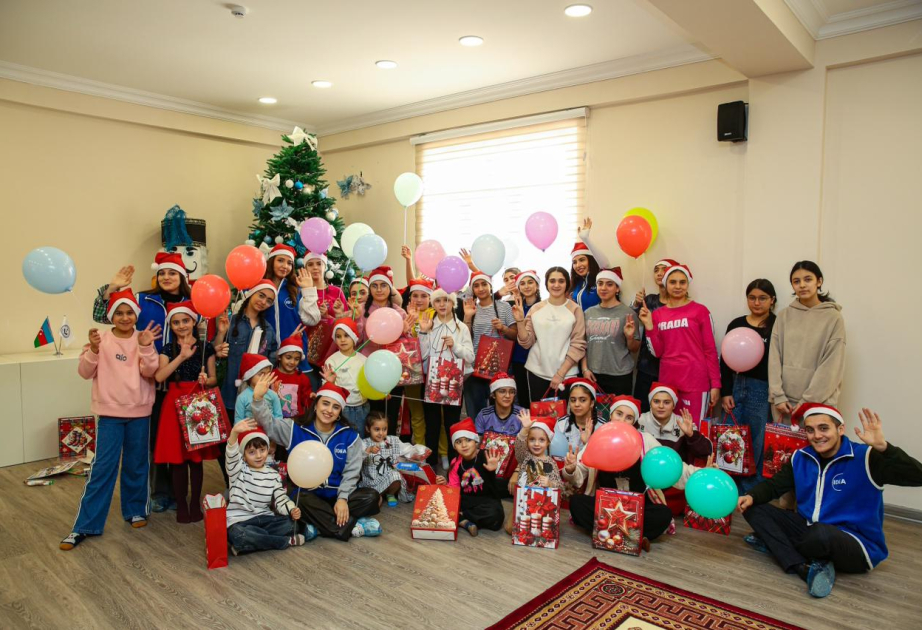 Por iniciativa de Leyla Aliyeva se organizaron celebraciones de Año Nuevo en refugios infantiles