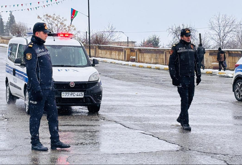 Polis Ağsu dolaylarında təhlükəsizlik tədbirlərini gücləndirib VİDEO