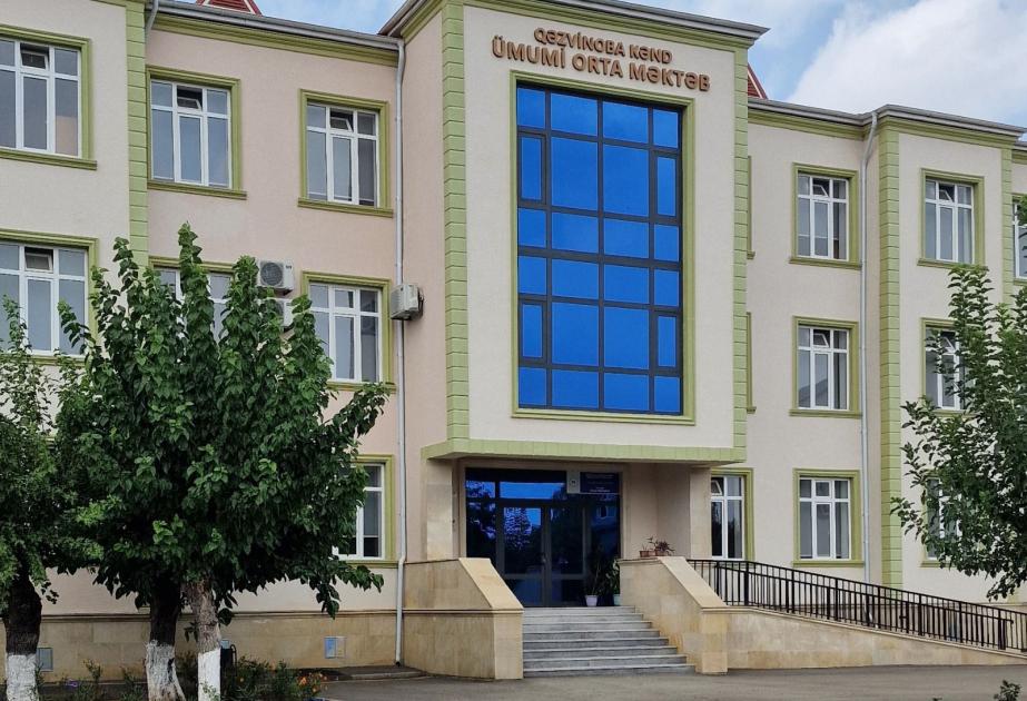 Masallının Qəzvinoba kəndində yeni məktəb binası istifadəyə verilib