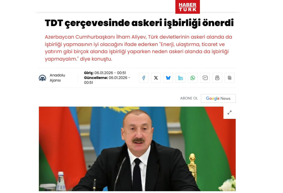 Турецкие СМИ широко осветили интервью Президента Ильхама Алиева местным телеканалам