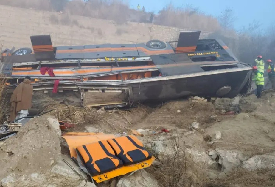 Pakistan: 5 killed 24 others injured as bus plunges into ravine