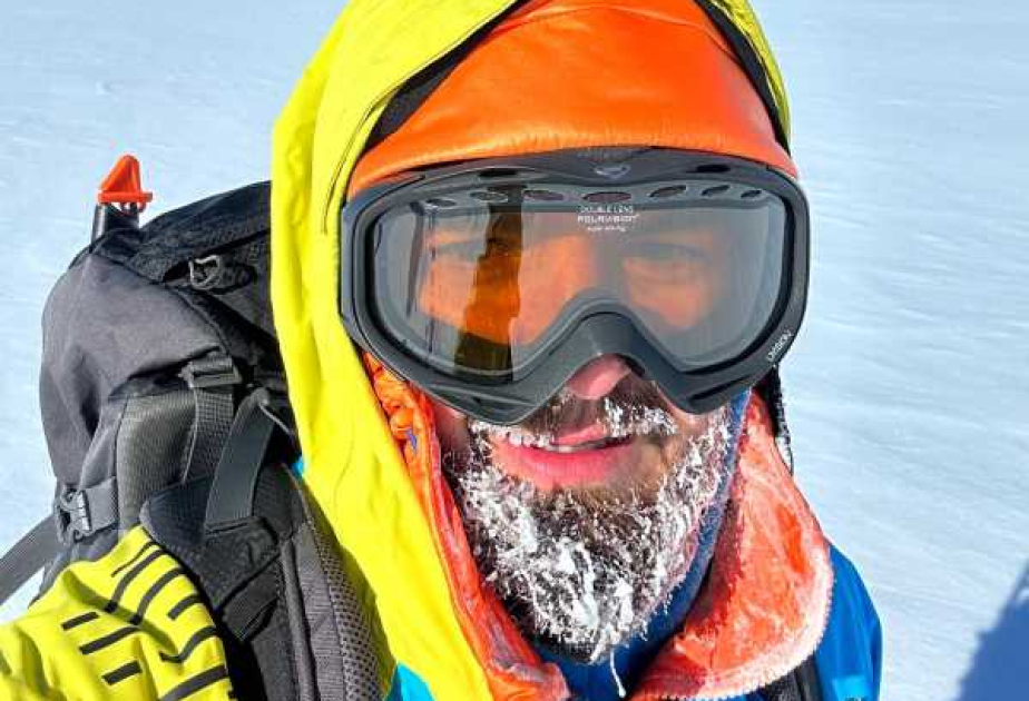 Romanian climber Adrian Ahritculesei summits Antarctica's highest peak