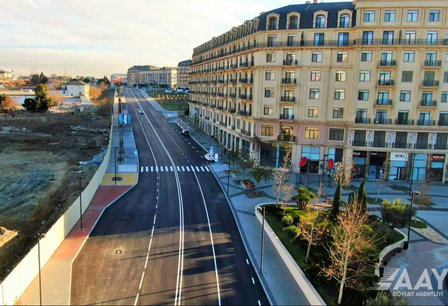 Süleyman Vəzirov küçəsinin bir hissəsində görülən işlər tamamlanıb