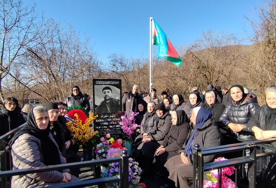 Zaqatalada şəhid Vüsal Ramazanovun xatirəsi anılıb