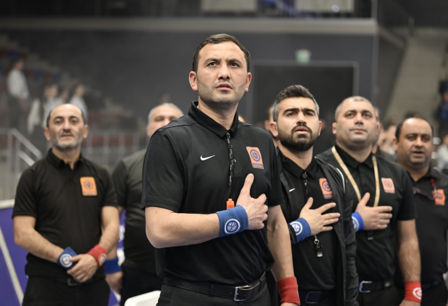 Состоялась церемония открытия чемпионата Азербайджана по борьбе