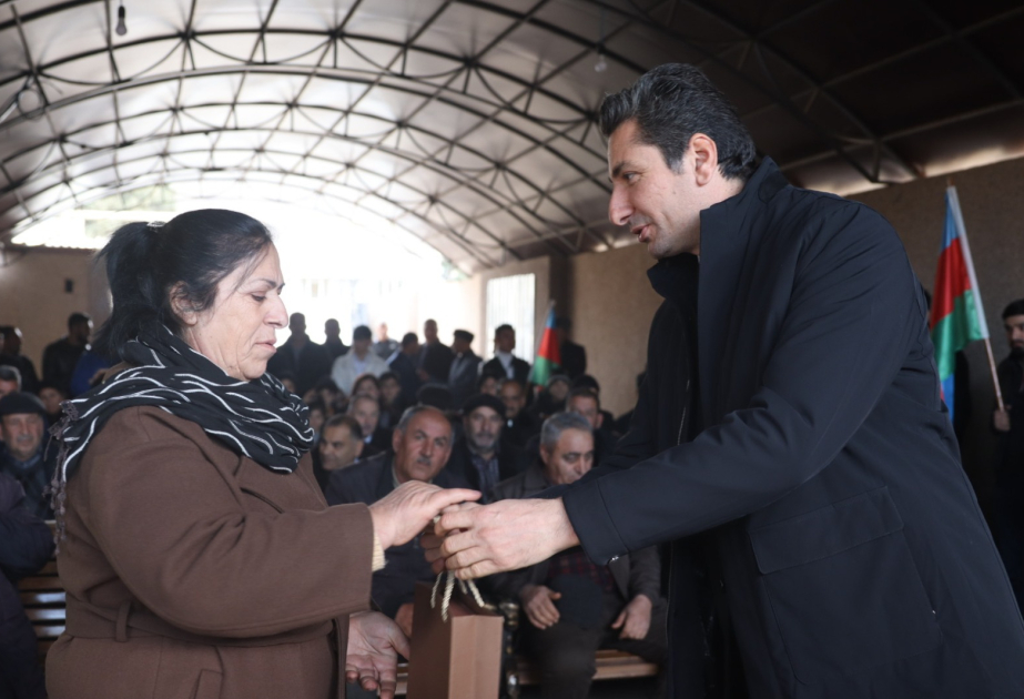 Ağdərənin 4 kəndində sakinlərə evlərinin açarları təqdim olunub -  YENİLƏNİB 2 FOTO  VİDEO