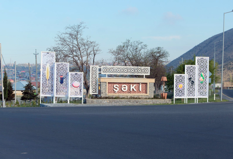 Ötən il Şəki şəhərinin 6 prospekt və 14 küçəsində əsaslı təmir işləri aparılıb
