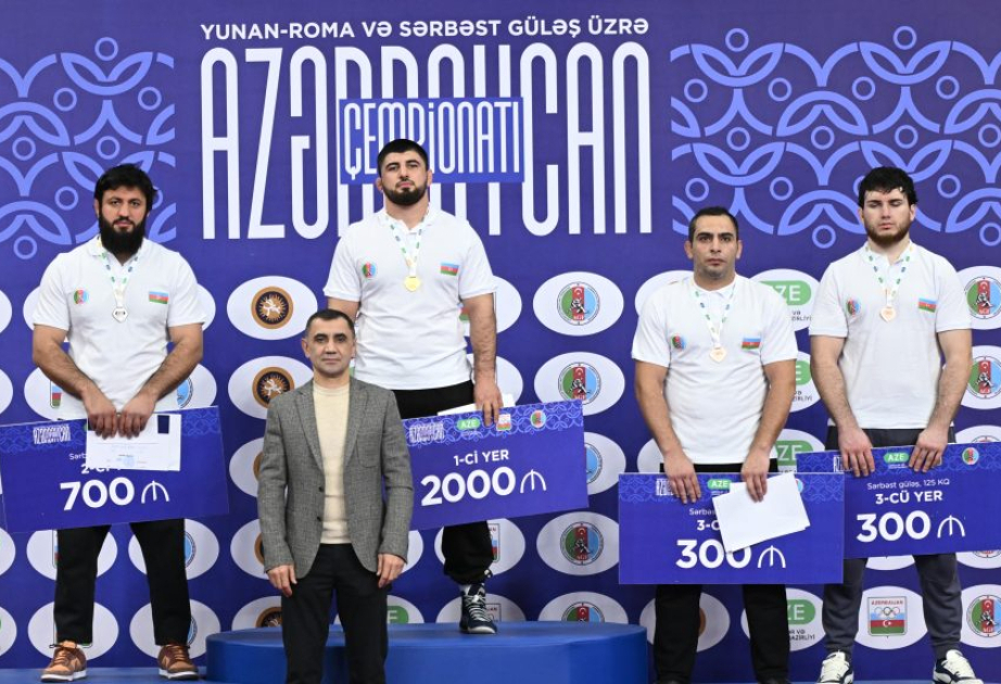 Подведены итоги чемпионата Азербайджана по борьбе
