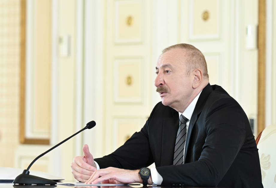 الرئيس إلهام علييف: إمدادات الطاقة الكهربائية تشمل البلد بأكملها