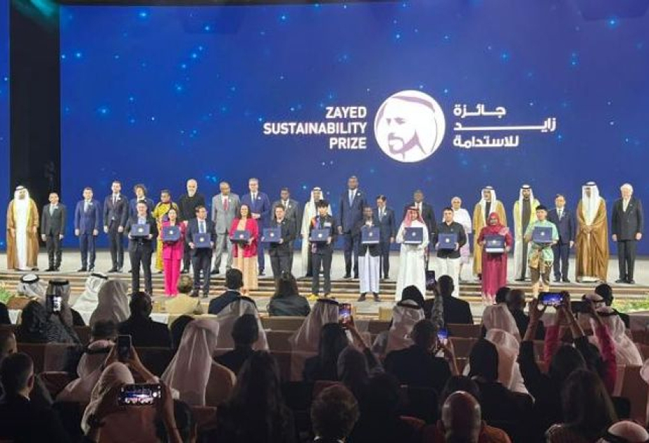 Əbu-Dabidə 17-ci Zayed Dayanıqlılıq Mükafatı təqdim edilib