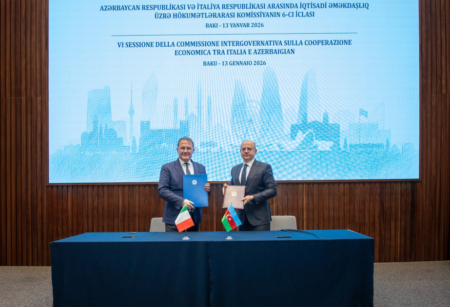 Se firmó el Protocolo sobre los resultados de la Comisión Intergubernamental Azerbaiyán-Italia