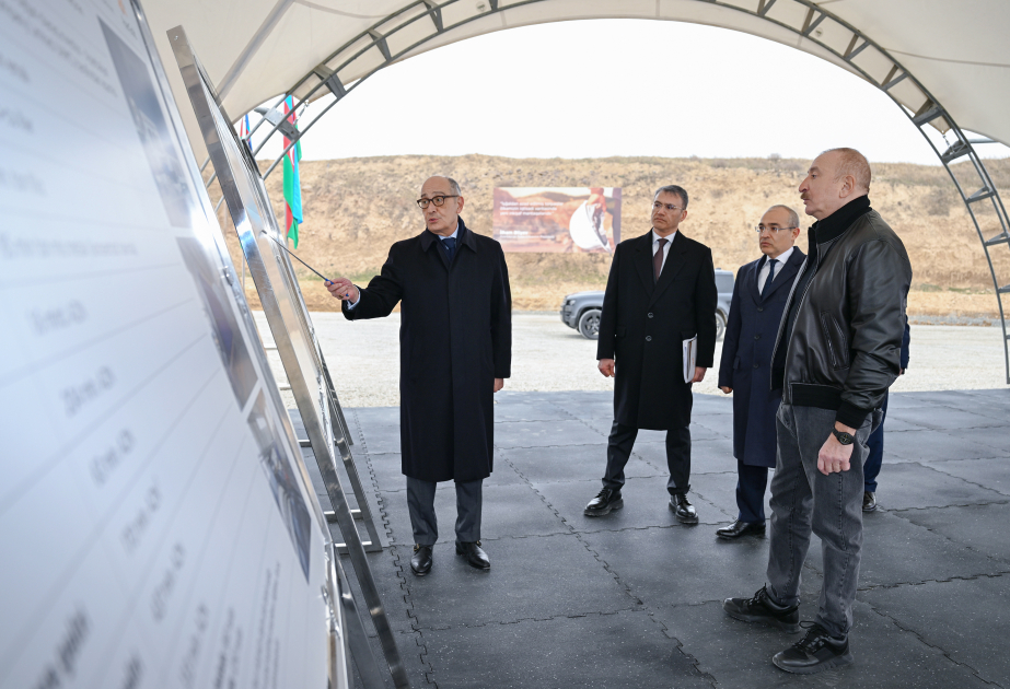 Aghdara: Präsident Ilham Aliyev besichtigt Erzaufbereitungsanlage „Damirli“ im Dorf Janyatag AKTUALSIERT VIDEO