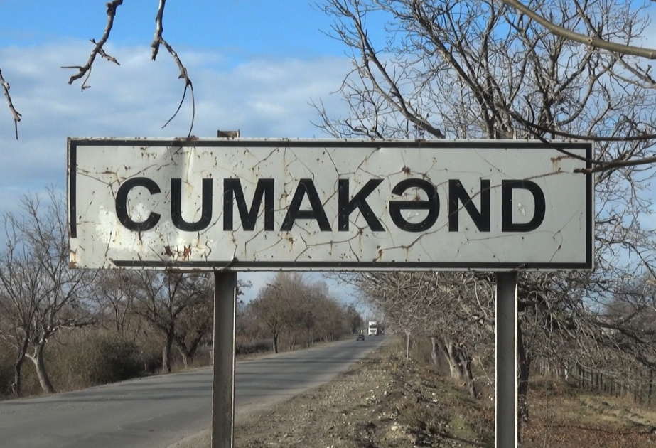 Şəkidə hərəkətdə olan avtomobil yanıb
