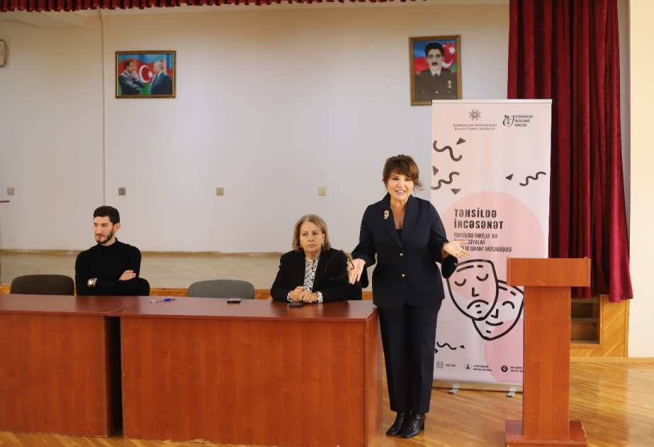 “Təhsildə incəsənət” layihəsi üzrə ilk tədbir keçirilib