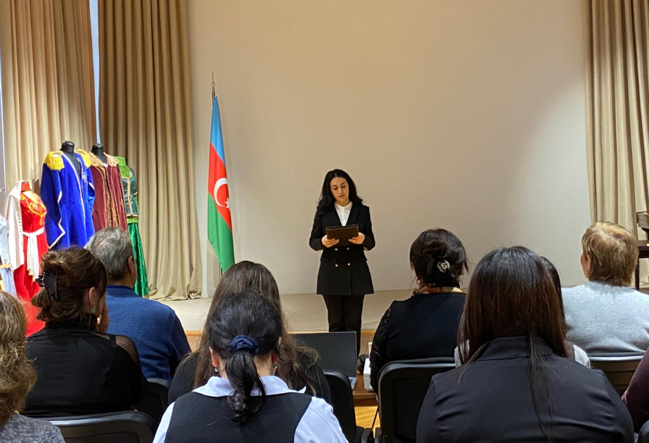 Dövlət Teatr Muzeyində 20 Yanvar faciəsinin 36-cı ildönümünə həsr olunmuş tədbir keçirilib
