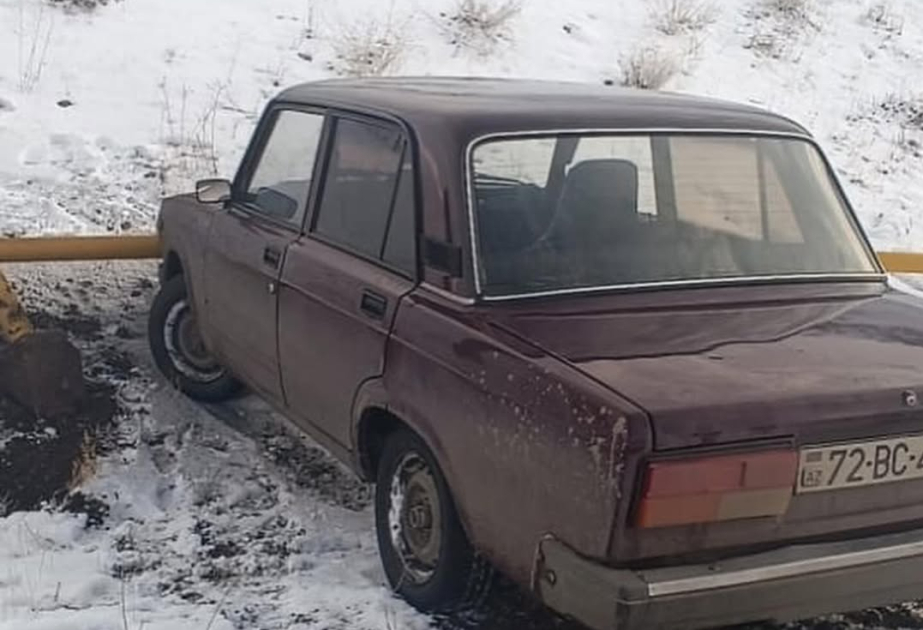 Culfada avtomobil qaz xəttinə çırpılıb, 5 kənd qazsız qalıb