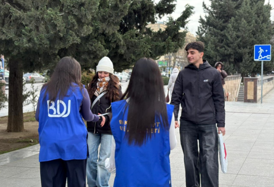 Yasamal rayonunda sakinlərə narkomaniya ilə bağlı maarifləndirici bukletlər paylanılıb