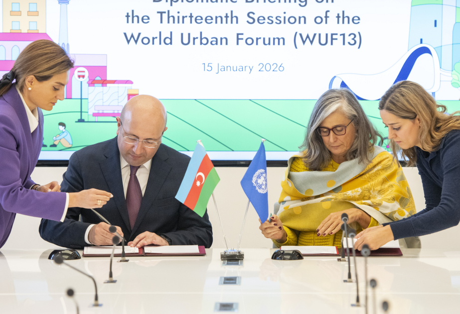 En vísperas de WUF13, Azerbaiyán y ONU-Hábitat logran un importante avance