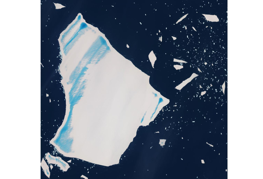 Satelliten-Aufnahme: Einst weltgrößter Eisberg A23a zerbricht