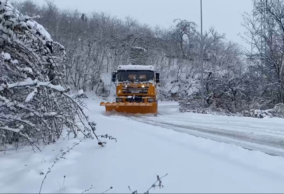 Laçında qarın hündürlüyü 15 santimetrə çatıb, qurumlar gücləndirilmiş iş rejimində çalışır VİDEO
