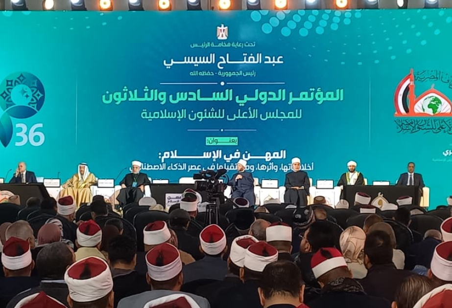 Azerbaijani delegation attends international conference in Cairo