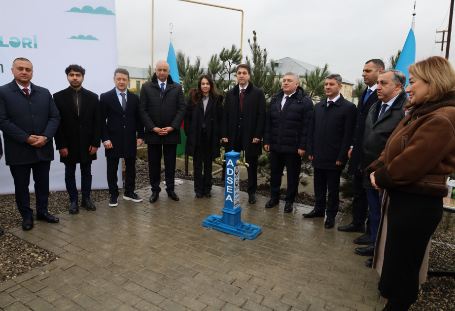 Şabranın Sincanboyad kəndində yüzlərlə sakin içməli su ilə təmin olunub