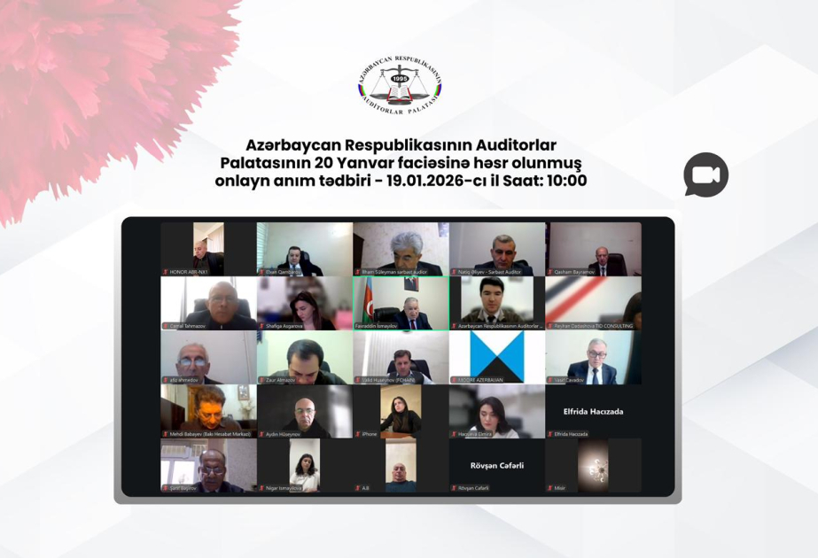 Auditorlar Palatasında 20 Yanvar faciəsinin ildönümü qeyd edilib