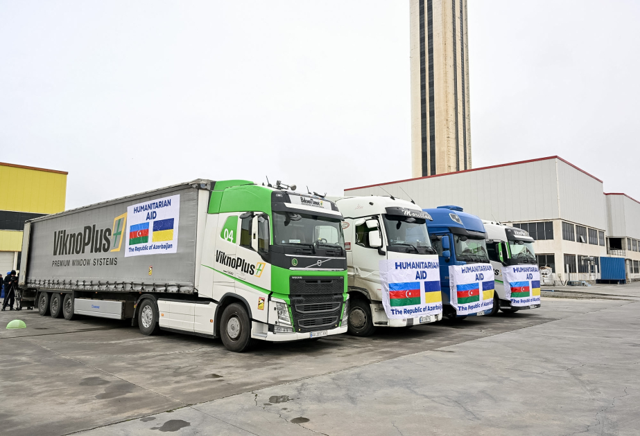 Azerbaijan sends another batch of humanitarian aid to Ukraine