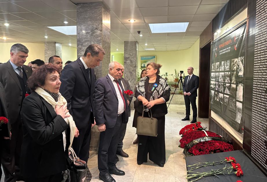 В посольстве Азербайджана в Москве прошло траурное мероприятие, посвященное 20 Января