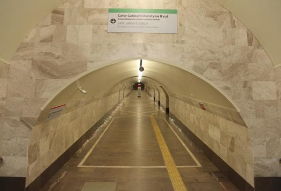 Metronun “28 May”-“Cəfər Cabbarlı” stansiyaları arasında əlavə piyada tunelinin inşasına başlanılıb