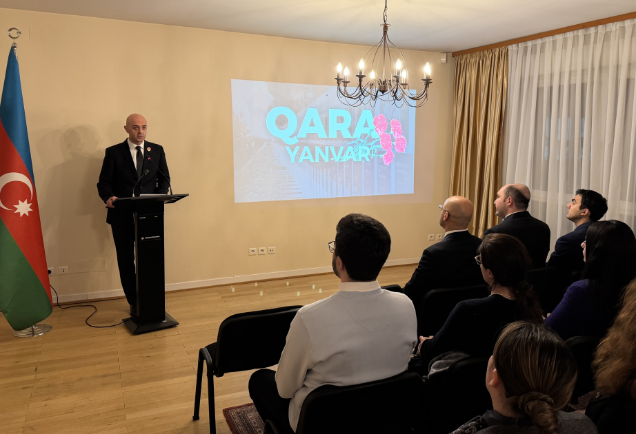 Qanlı Yanvar şəhidlərinin xatirəsi Strasburqda yad edilib